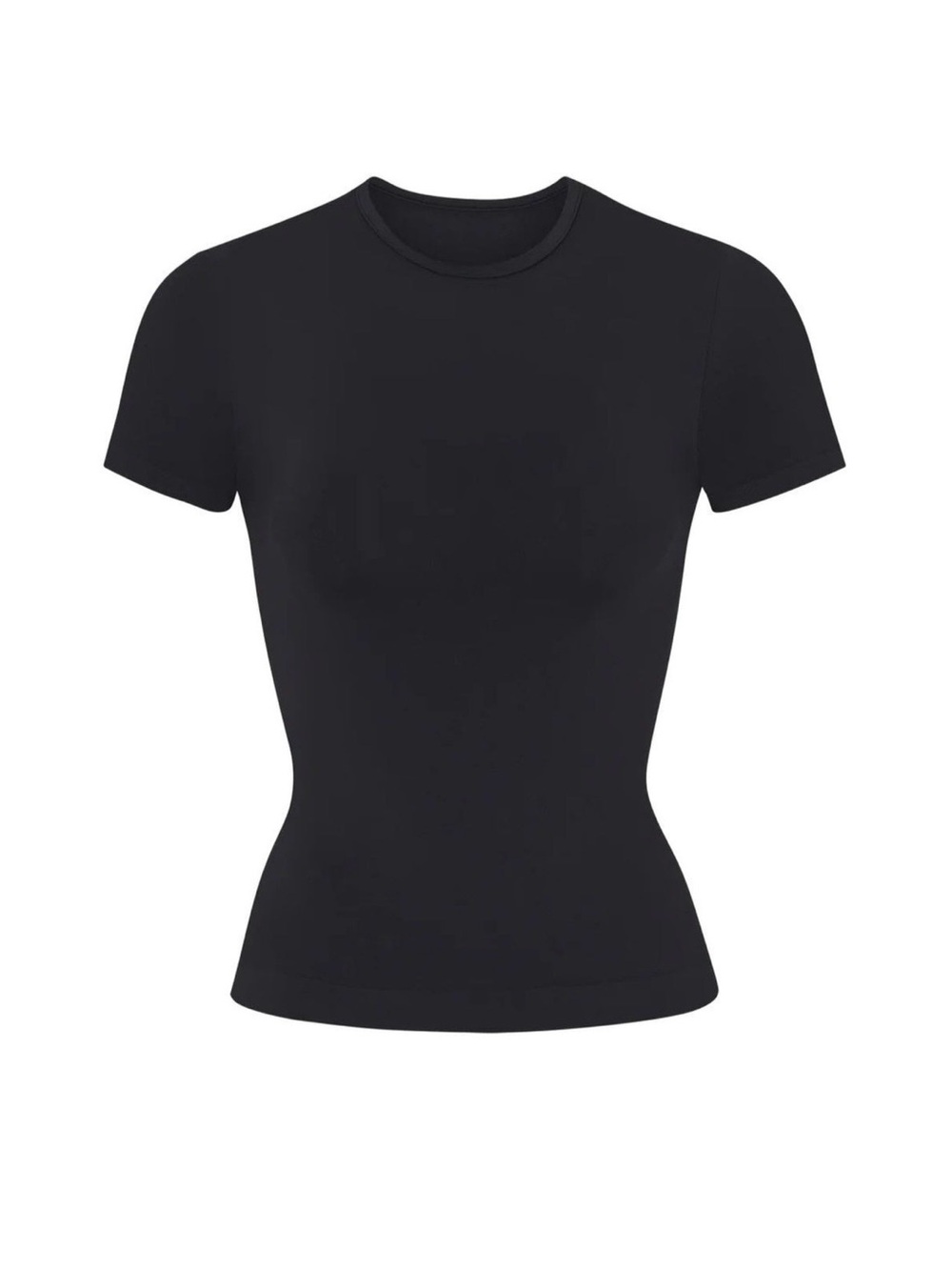 NWT SKIMS Soft Smoothing Seamless T-Shirt Size M in Onyx